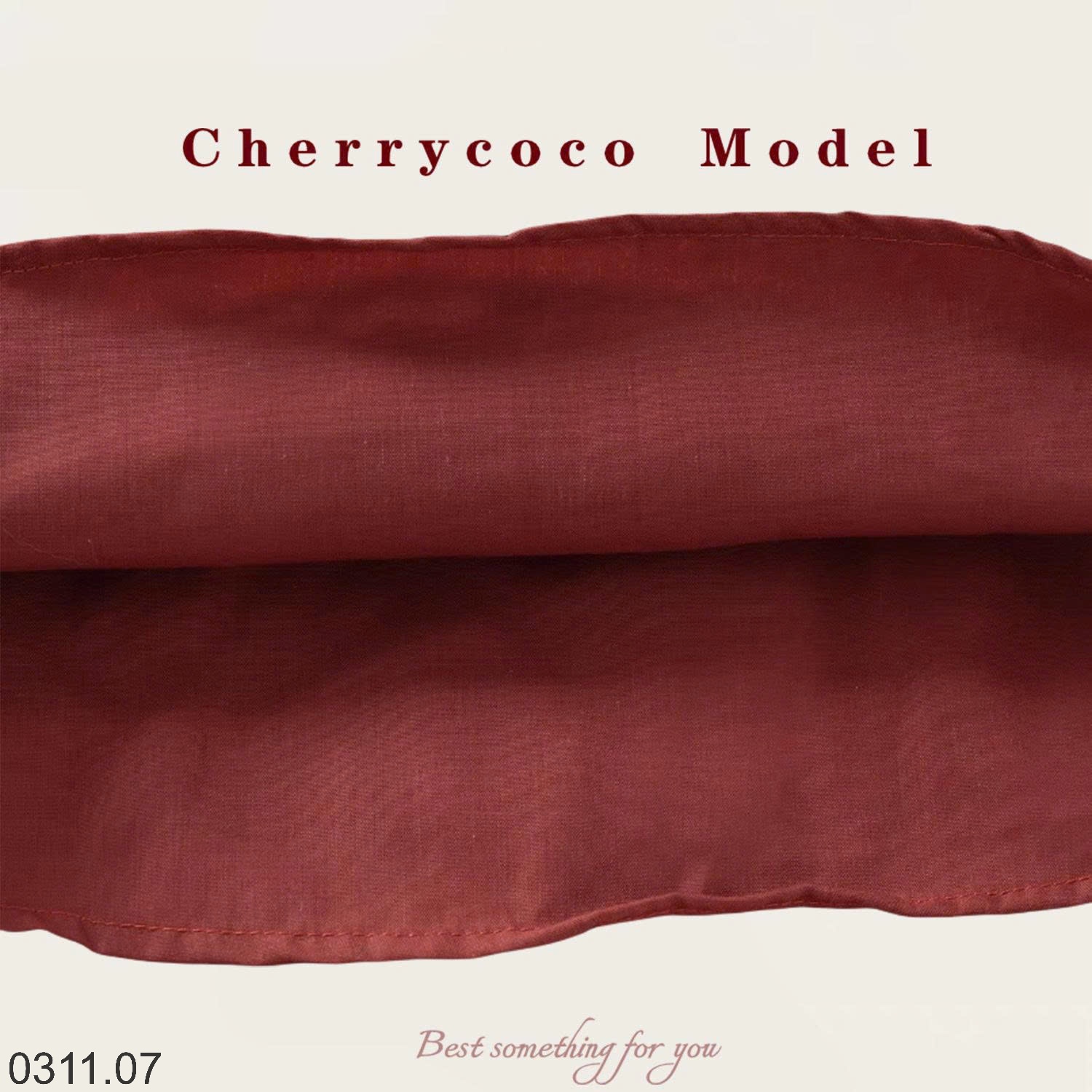 25HA0311.07 - SET VÁY XẾP TẦNG KÈM CARDIGAN CHERRY COCO