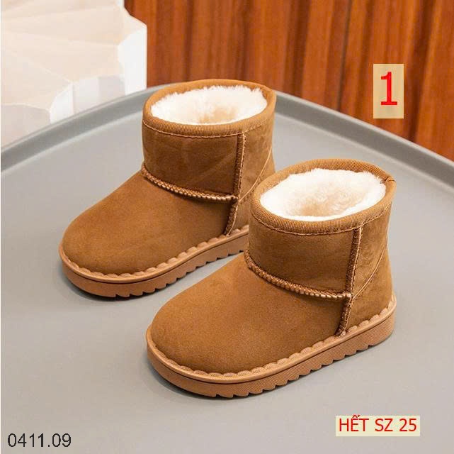 25HA0411.09 - BOOT BÁNH MÌ LÓT LÔNG CHO BÉ