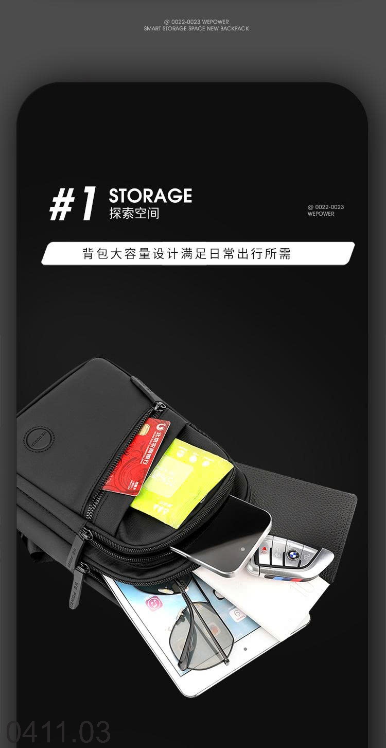 25HA0411.03 - TÚI ĐEO NGỰC WEPOWER CHO NAM