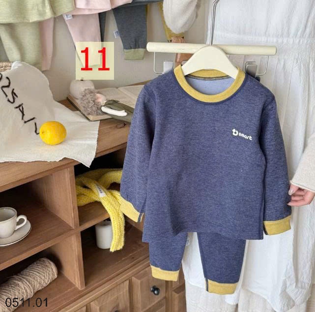 25HA0511.01 - BỘ NỈ THU ĐÔNG LÔNG CỪU CHO BÉ YÊU