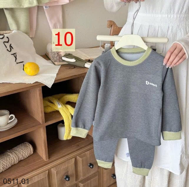 25HA0511.01 - BỘ NỈ THU ĐÔNG LÔNG CỪU CHO BÉ YÊU