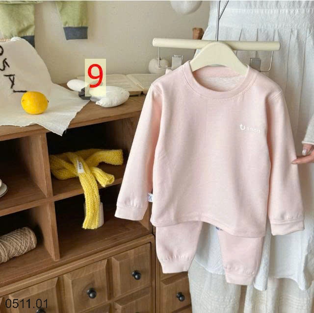 25HA0511.01 - BỘ NỈ THU ĐÔNG LÔNG CỪU CHO BÉ YÊU