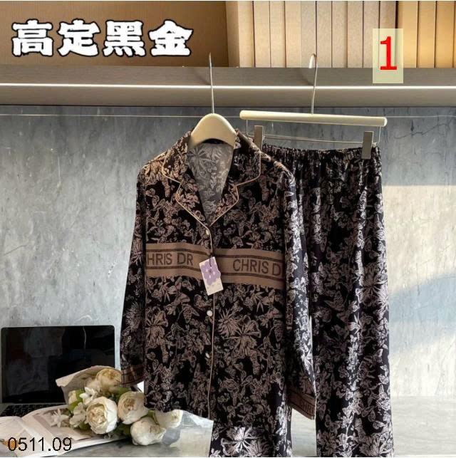 25HA0511.09 - BỘ PIJAMA LỤA XƯỚC SATIN MAD NONO