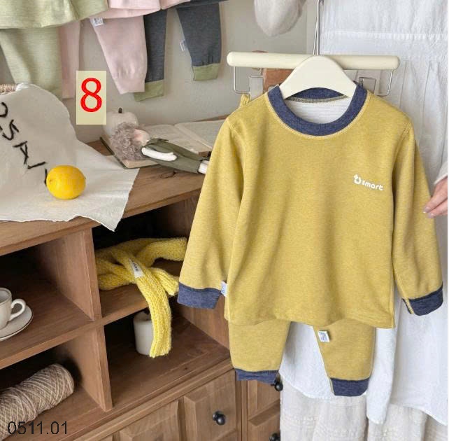 25HA0511.01 - BỘ NỈ THU ĐÔNG LÔNG CỪU CHO BÉ YÊU