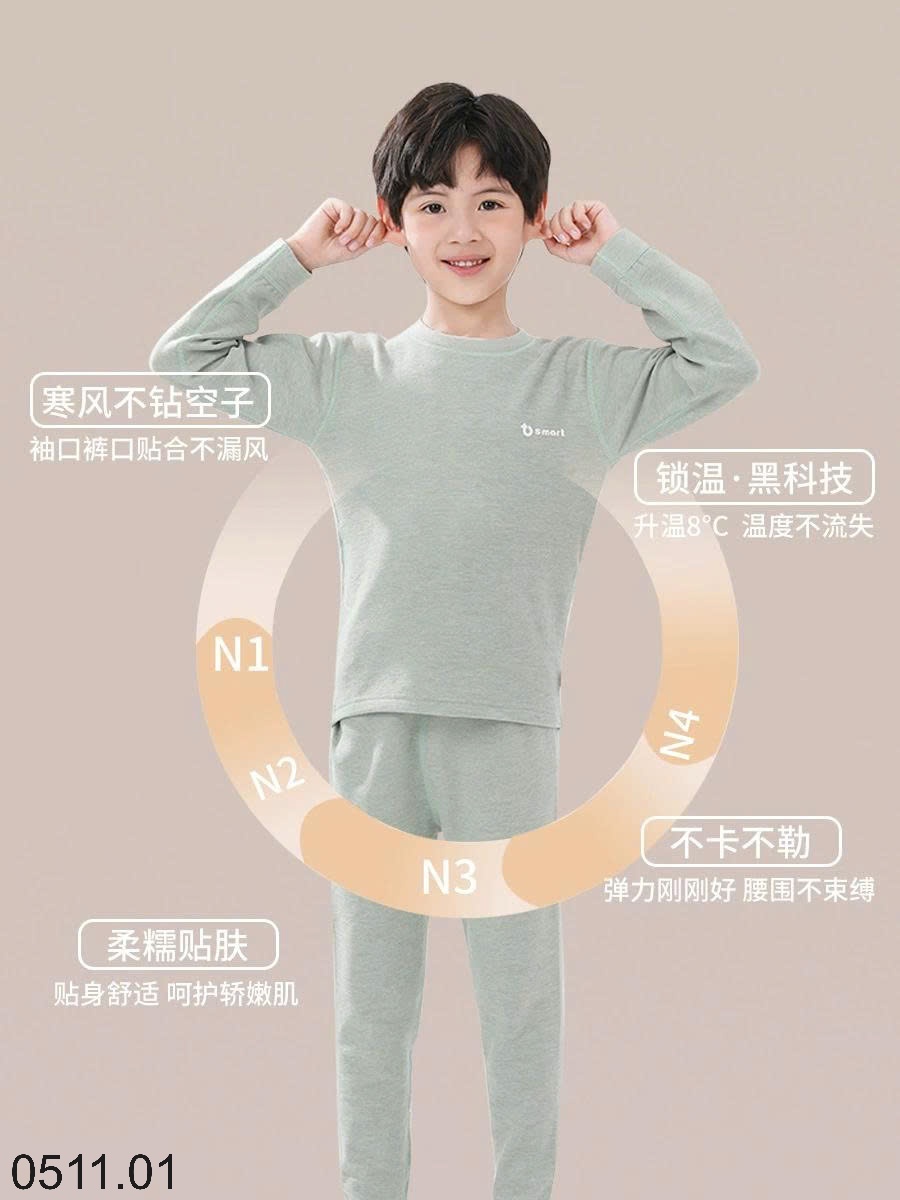 25HA0511.01 - BỘ NỈ THU ĐÔNG LÔNG CỪU CHO BÉ YÊU