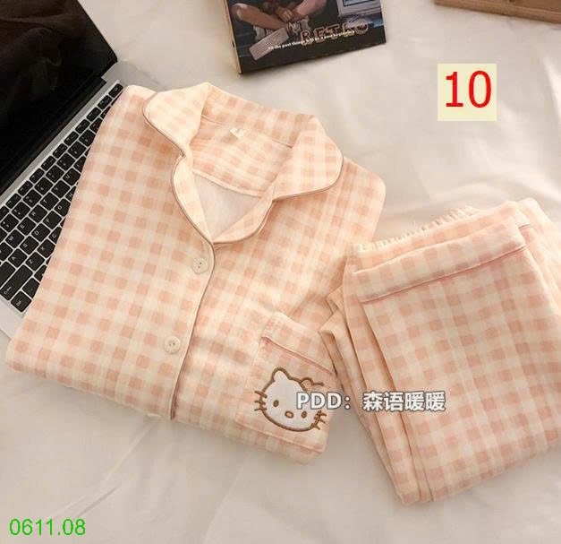 25HA0611.08 - BỘ PIZAMA DÀY DẶN THU ĐÔNG CHO NỮ