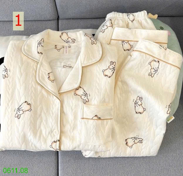 25HA0611.08 - BỘ PIZAMA DÀY DẶN THU ĐÔNG CHO NỮ