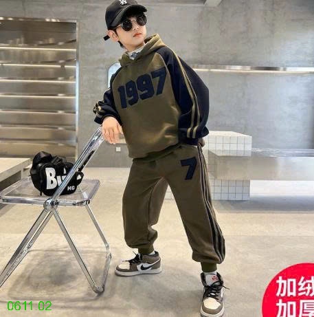 25HA0611.02 - BỘ NỈ LÓT LÔNG 1997 BÉ TRAI