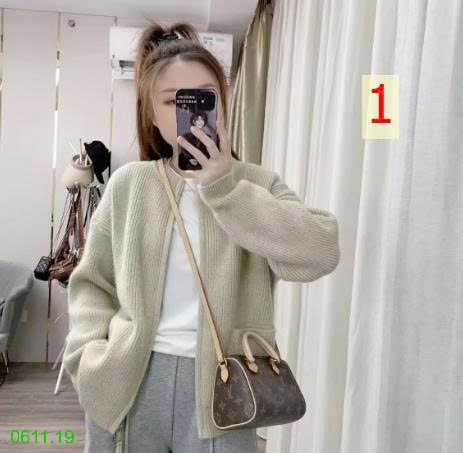 25HA0611.19 - ÁO LEN KÉO KHÓA CHO NỮ