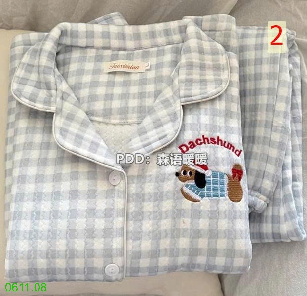 25HA0611.08 - BỘ PIZAMA DÀY DẶN THU ĐÔNG CHO NỮ