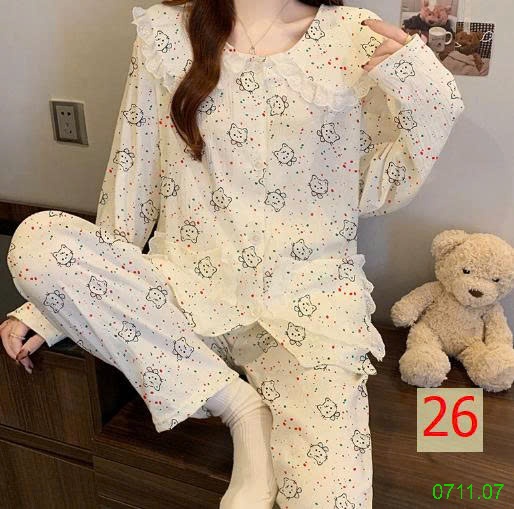 25HA0711.07 - BỘ DÀI MẶC NHÀ VIỀN BÈO TIỂU THƯ