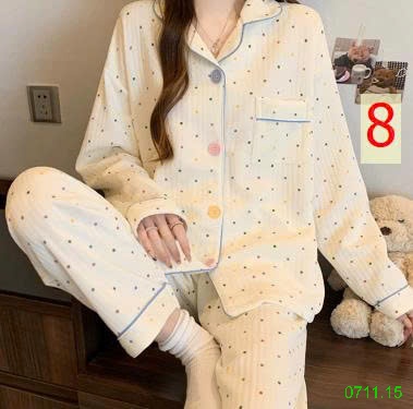 25HA0711.15 - BỘ PIZAMA NHIỀU LỚP ẤM ÁP CHO NỮ