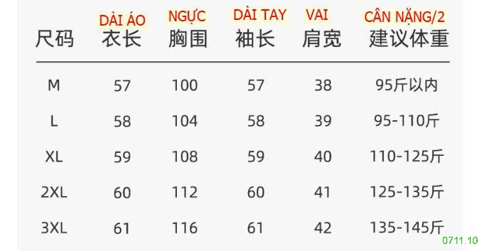 25HA0711.10 - ÁO KHOÁC BÓNG CHÀY NỮ