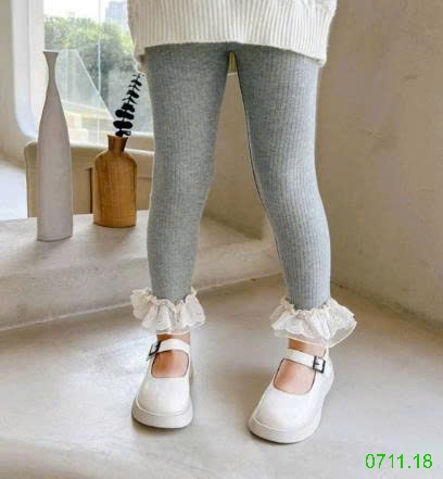 25HA0711.18 - QUẦN LEGGING LÓT NHUNG BÉ GÁI NINGLI