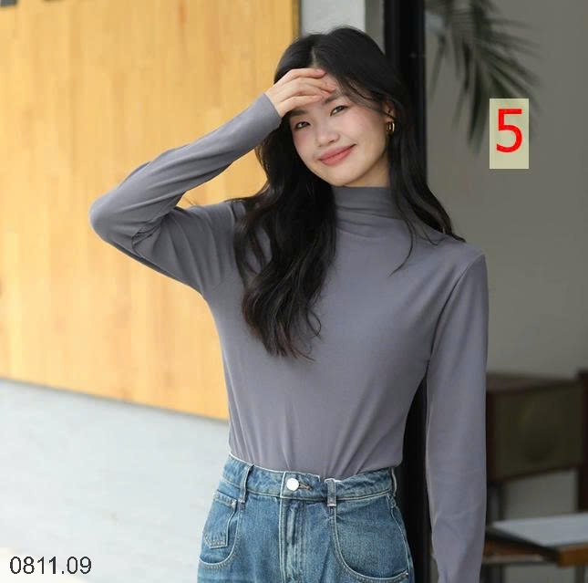 25HA0811.09 - ÁO GIỮ NHIỆT NHUNG ĐỨC NỮ