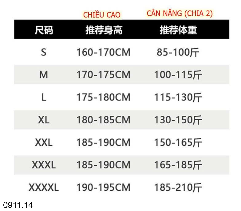 25HA0911.14 - ÁO THUN NAM CHUẨN AC.TIVECHO