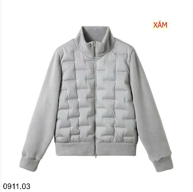 25HA0911.03- ÁO PHAO LÔNG VŨ TAY PHỐI CAO CẤP
