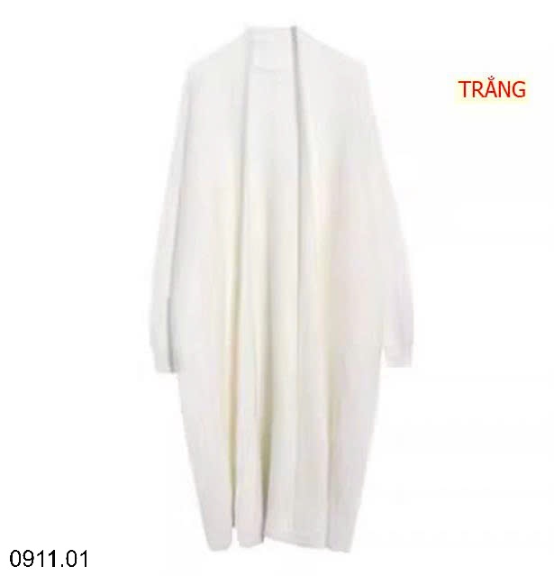 25HA0911.01 - ÁO CARDIGAN LEN LÔNG THỎ DÁNG DÀI