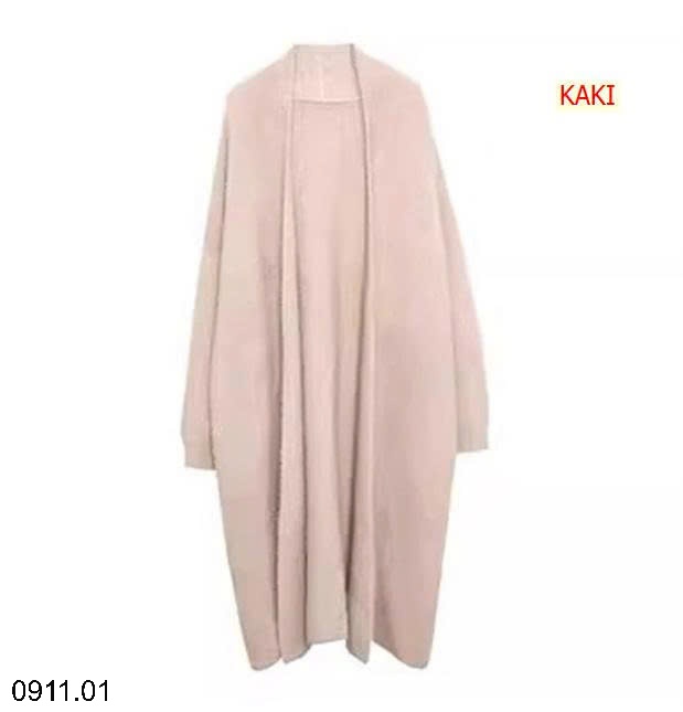 25HA0911.01 - ÁO CARDIGAN LEN LÔNG THỎ DÁNG DÀI