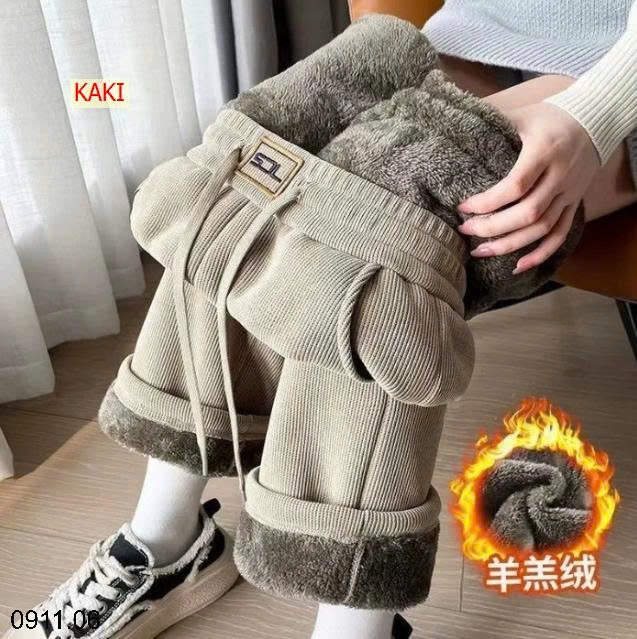 25HA0911.06 - QUẦN NHUNG TĂM LÓT LÔNG CHO NỮ