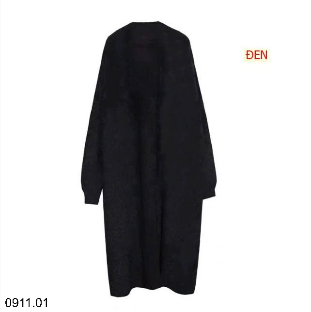 25HA0911.01 - ÁO CARDIGAN LEN LÔNG THỎ DÁNG DÀI