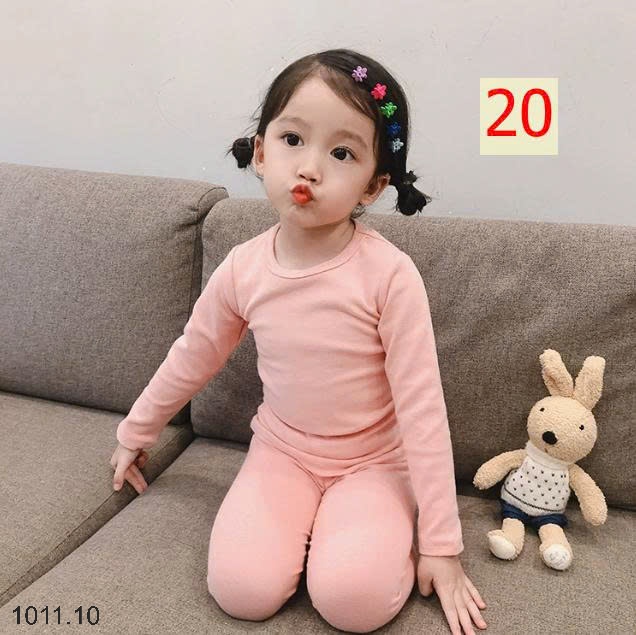 25HA1011.10 - BỘ THU ĐÔNG MẶC NHÀ QCCC CHO BÉ YÊU