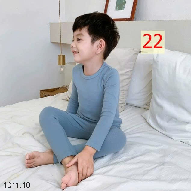 25HA1011.10 - BỘ THU ĐÔNG MẶC NHÀ QCCC CHO BÉ YÊU