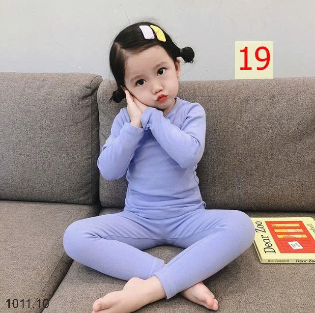 25HA1011.10 - BỘ THU ĐÔNG MẶC NHÀ QCCC CHO BÉ YÊU