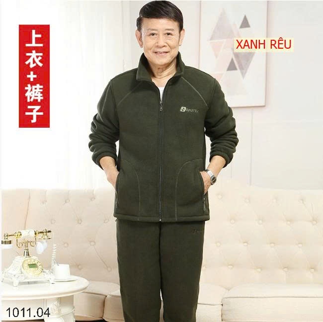 25HA1011.04 - BỘ KHOÁC LÔNG TRUNG NIÊN CHO BỐ