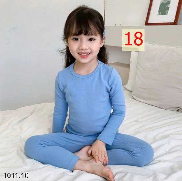 25HA1011.10 - BỘ THU ĐÔNG MẶC NHÀ QCCC CHO BÉ YÊU