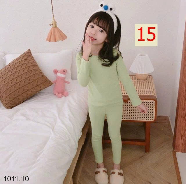 25HA1011.10 - BỘ THU ĐÔNG MẶC NHÀ QCCC CHO BÉ YÊU