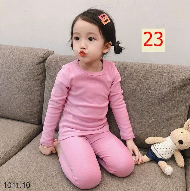 25HA1011.10 - BỘ THU ĐÔNG MẶC NHÀ QCCC CHO BÉ YÊU