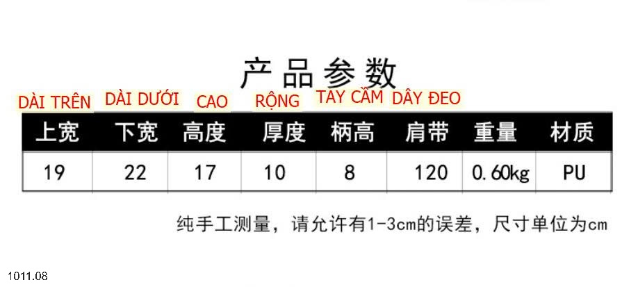 25HA1011.08 - TÚI XÁCH THỜI TRANG CHO NỮ
