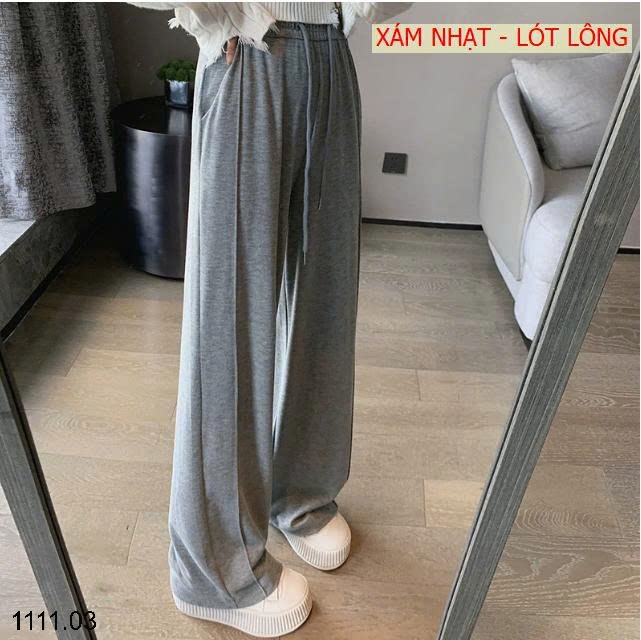 25HA1111.03 - QUẦN NỈ ỐNG RỘNG CHO NỮ
