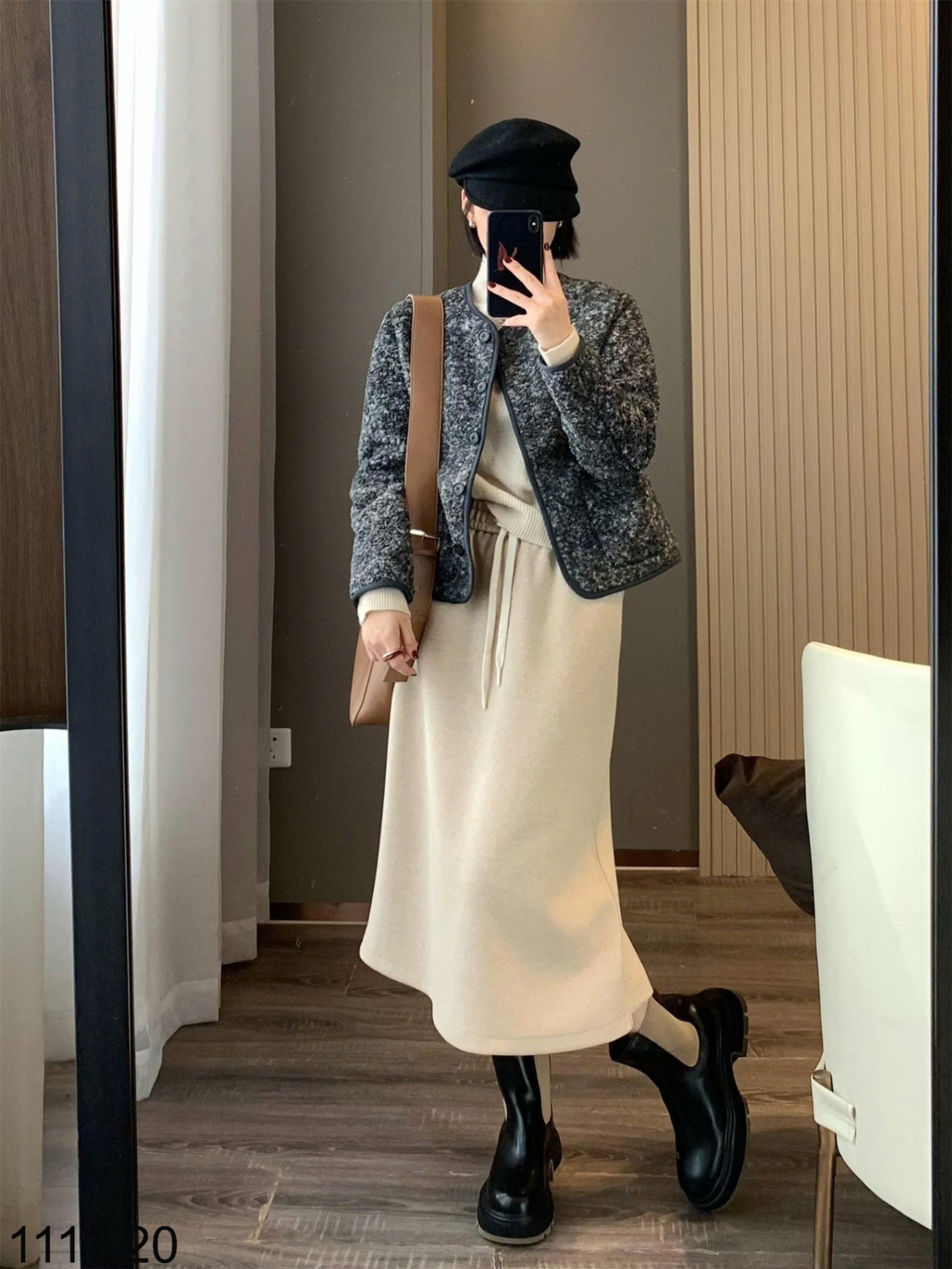 25HA1111.20 - ÁO KHOÁC CARDIGAN LÔNG NỮ