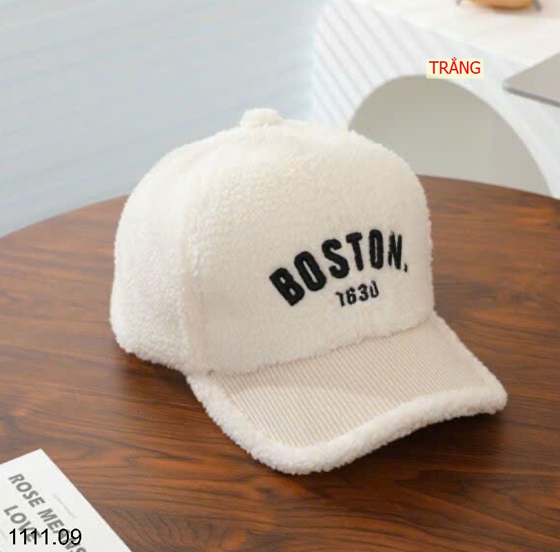 25HA1111.09 - MŨ LÔNG BOSTON CHO BÉ