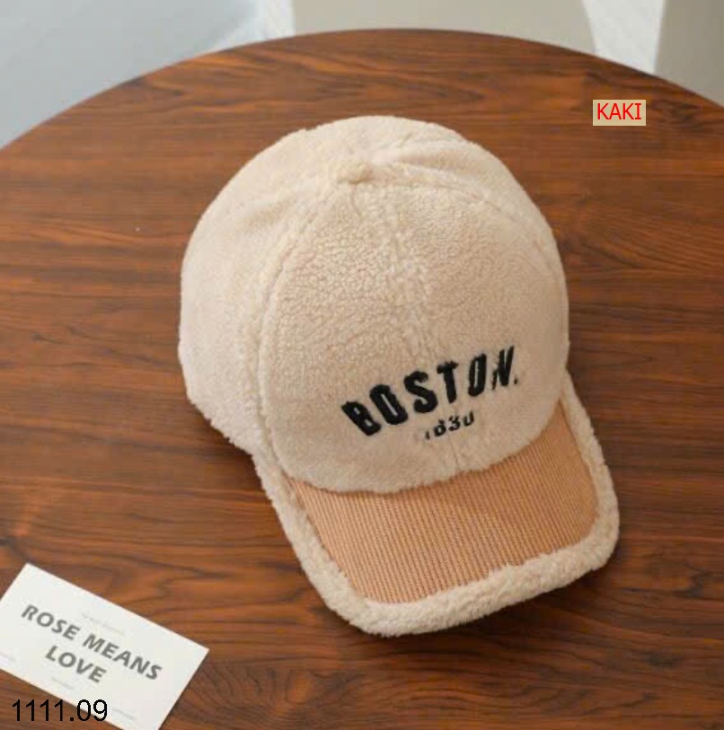 25HA1111.09 - MŨ LÔNG BOSTON CHO BÉ