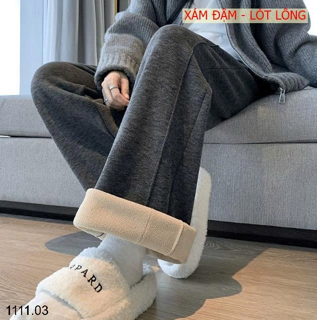 25HA1111.03 - QUẦN NỈ ỐNG RỘNG CHO NỮ