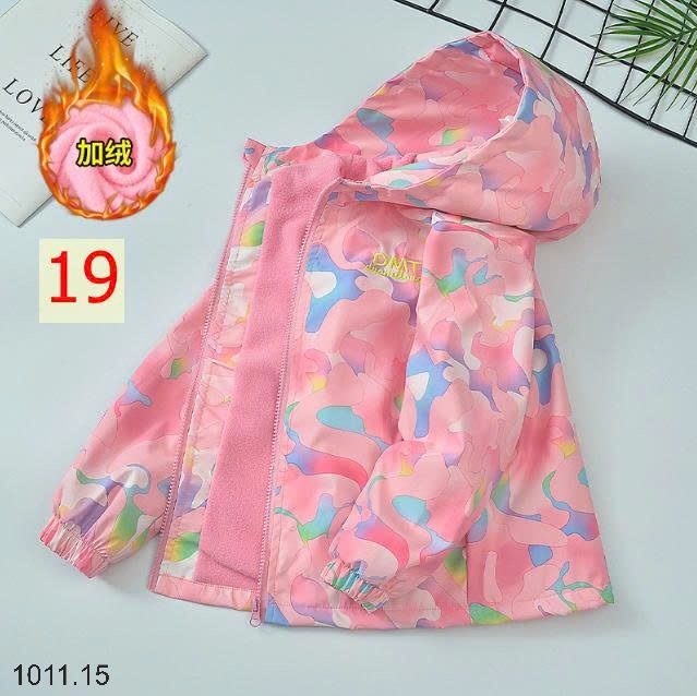 25HA1011.15 - ÁO KHOÁC GIÓ LÓT NỈ ẤM CHO BÉ GÁI SIZE ĐẠI DHM