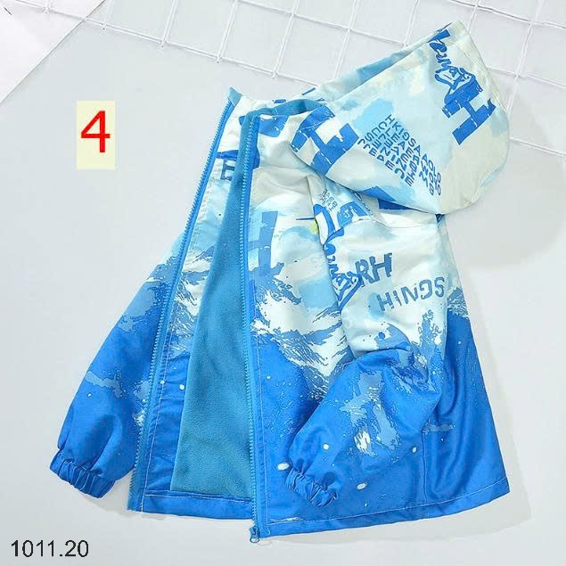 25HA1011.20 - ÁO KHOÁC GIÓ LÓT NỈ ẤM BÉ TRAI SIZE ĐẠI DHM