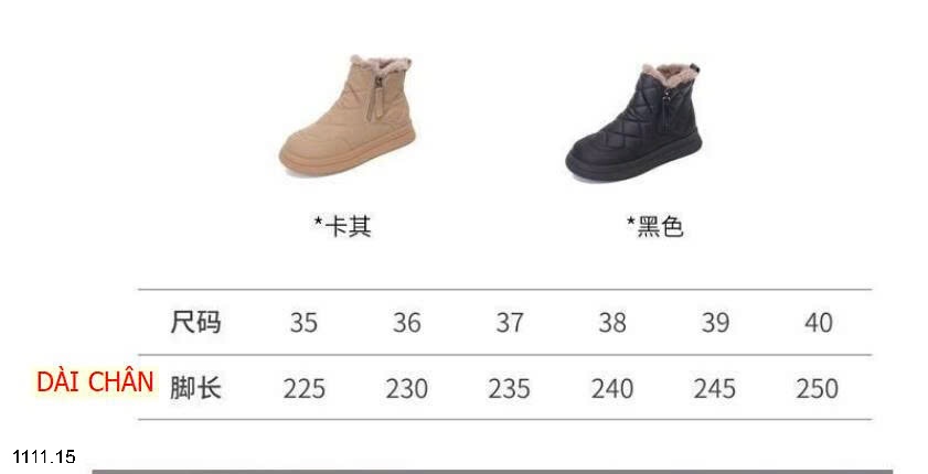 25HA1111.15 - BOOT LÔNG MÙA ĐÔNG