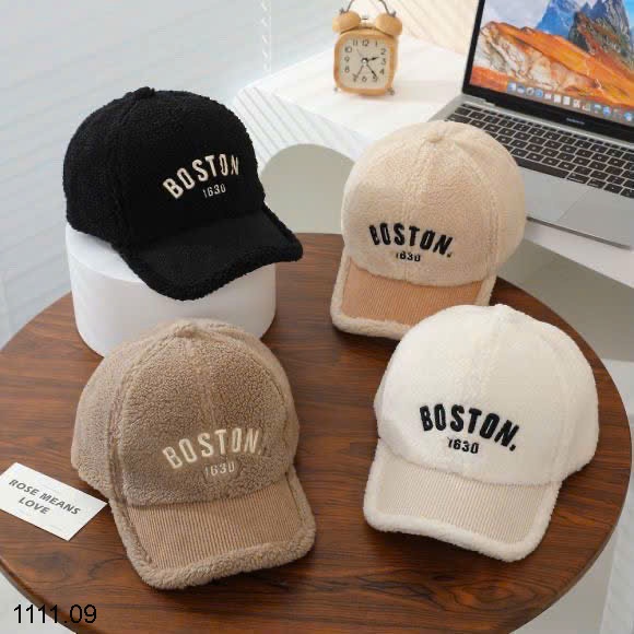 25HA1111.09 - MŨ LÔNG BOSTON CHO BÉ