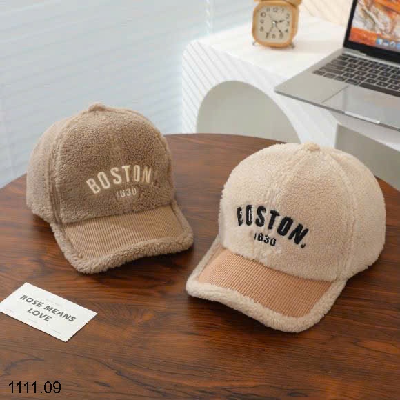 25HA1111.09 - MŨ LÔNG BOSTON CHO BÉ