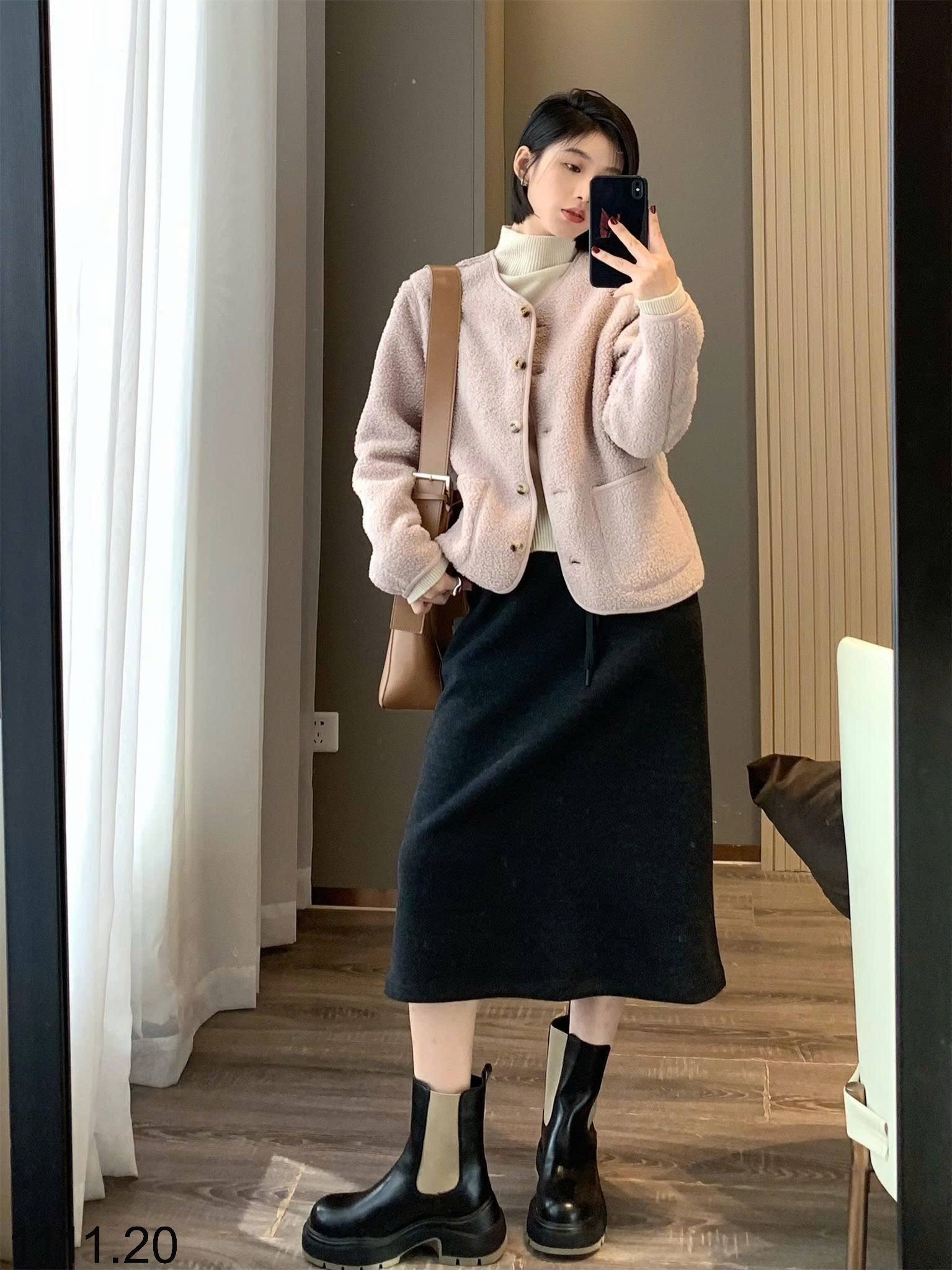 25HA1111.20 - ÁO KHOÁC CARDIGAN LÔNG NỮ