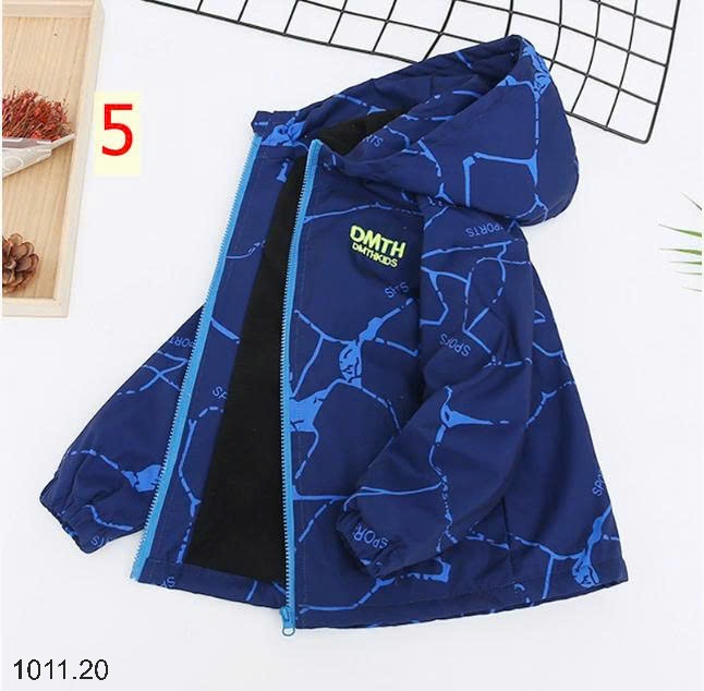25HA1011.20 - ÁO KHOÁC GIÓ LÓT NỈ ẤM BÉ TRAI SIZE ĐẠI DHM