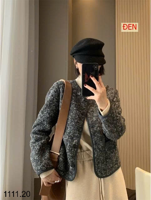 25HA1111.20 - ÁO KHOÁC CARDIGAN LÔNG NỮ