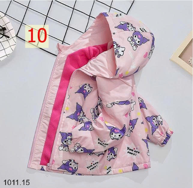 25HA1011.15 - ÁO KHOÁC GIÓ LÓT NỈ ẤM CHO BÉ GÁI SIZE ĐẠI DHM