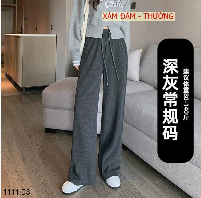 25HA1111.03 - QUẦN NỈ ỐNG RỘNG CHO NỮ