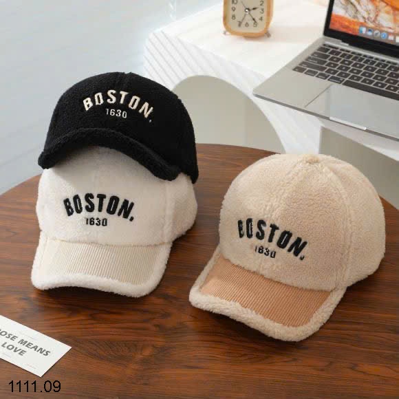 25HA1111.09 - MŨ LÔNG BOSTON CHO BÉ