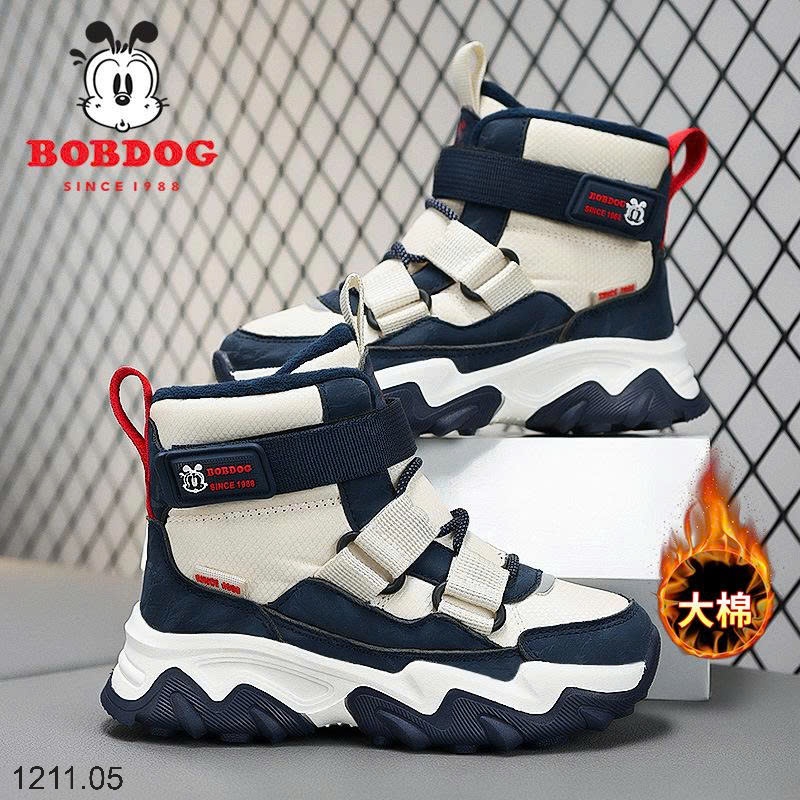 25HA1211.05 - GIÀY THỂ THAO LÓT LÔNG ĐẾ CHỐNG TRƠN TRƯỢT BOBDOG CHO BÉ